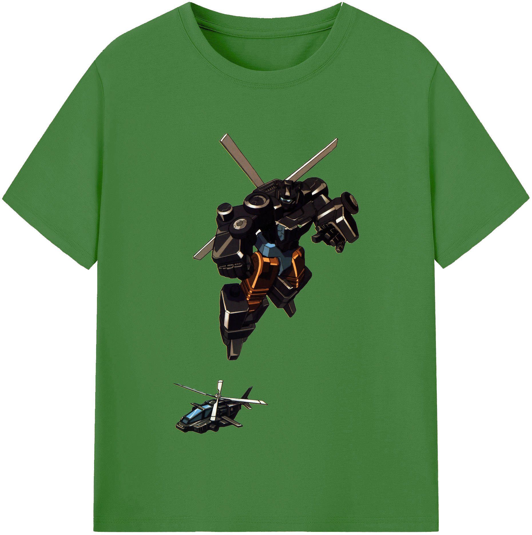 （画像用）  レディースカジュアルプリントTシャツ（綿100％）